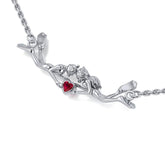 Freedivers Sterling Silver Necklace with Gemstone TNC439 - Necklaces